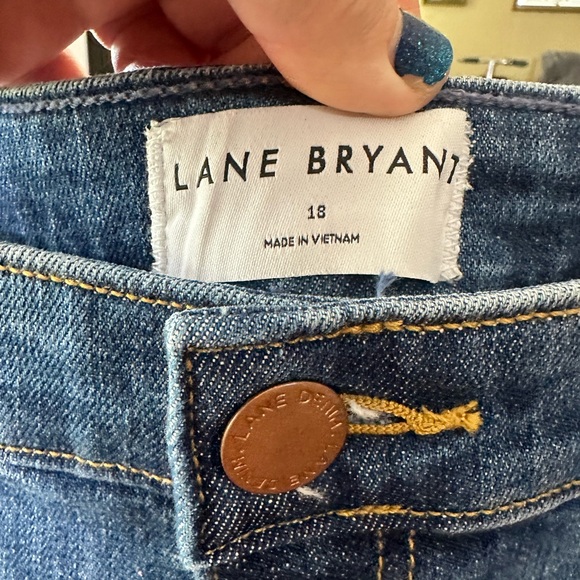 Lane Bryant Women's Denim Maxi Skirt - Picture 2 of 3